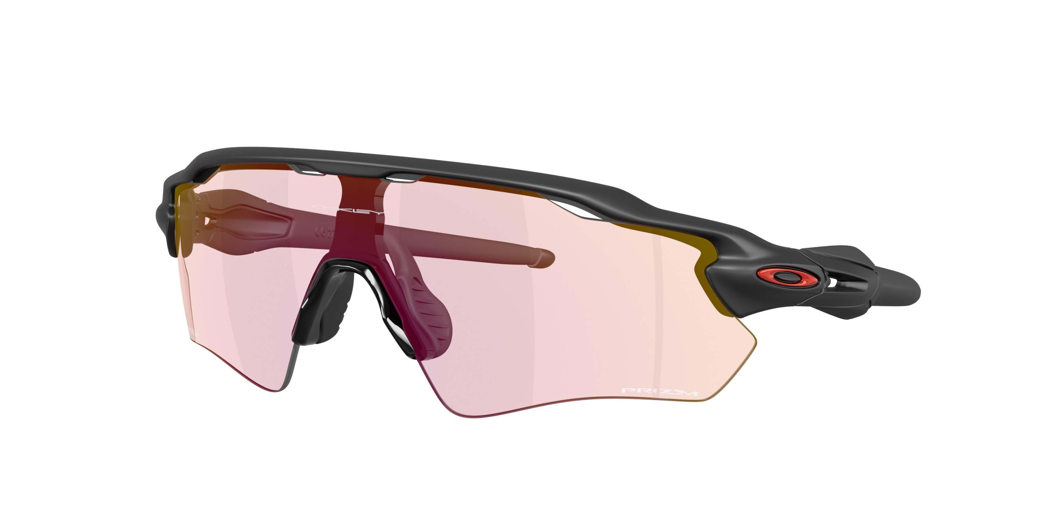 Oakley Radar EV Path Prizm Ember Transitions Sunglasses - Matte Black - BLACK